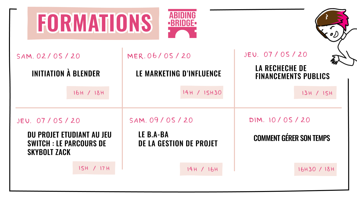 Plein de nouvelles formations !