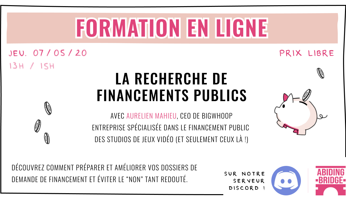 La recherche de financements publics pour les jeux vidéo