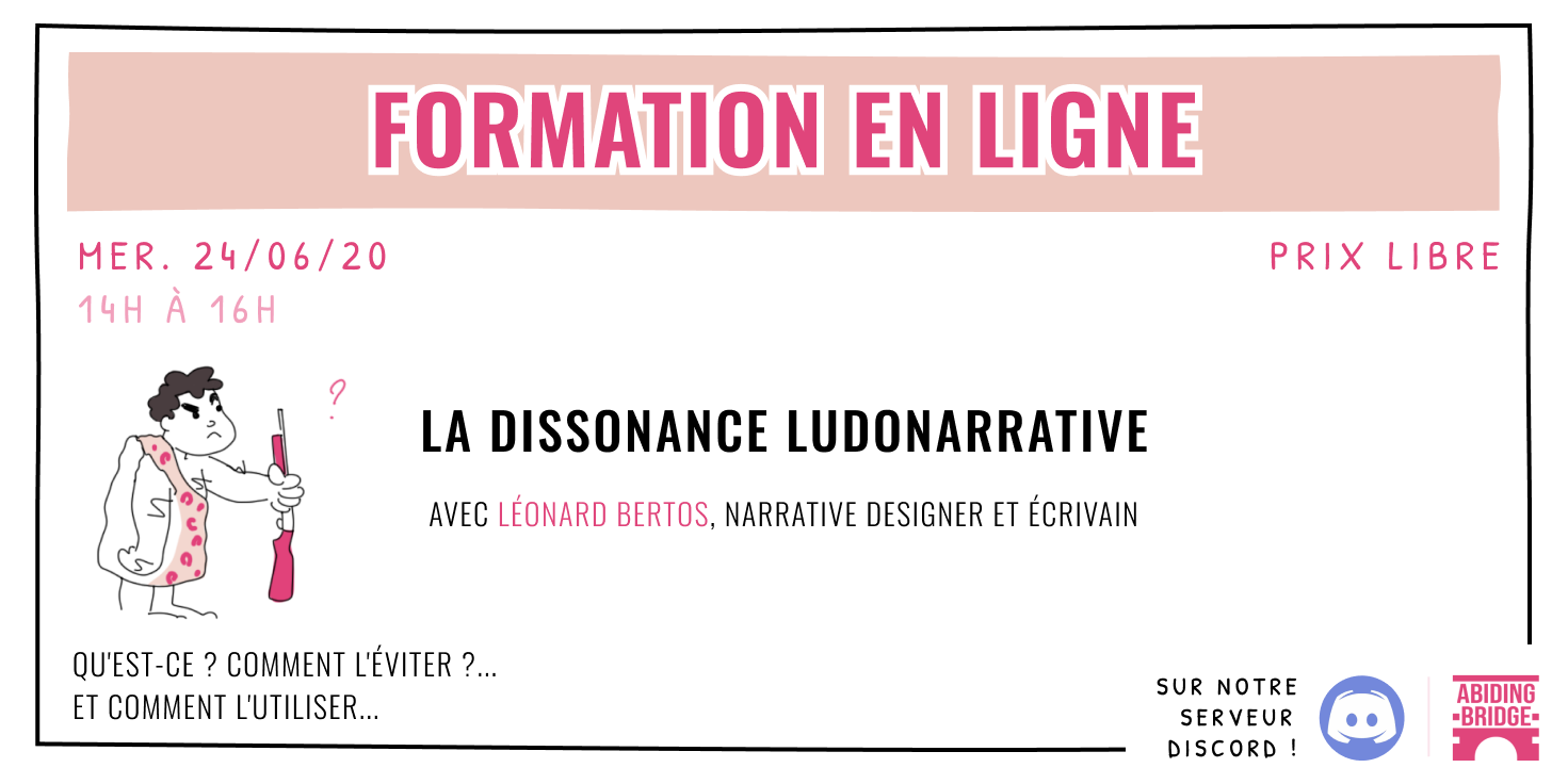 Formation : la dissonance ludo-narrative