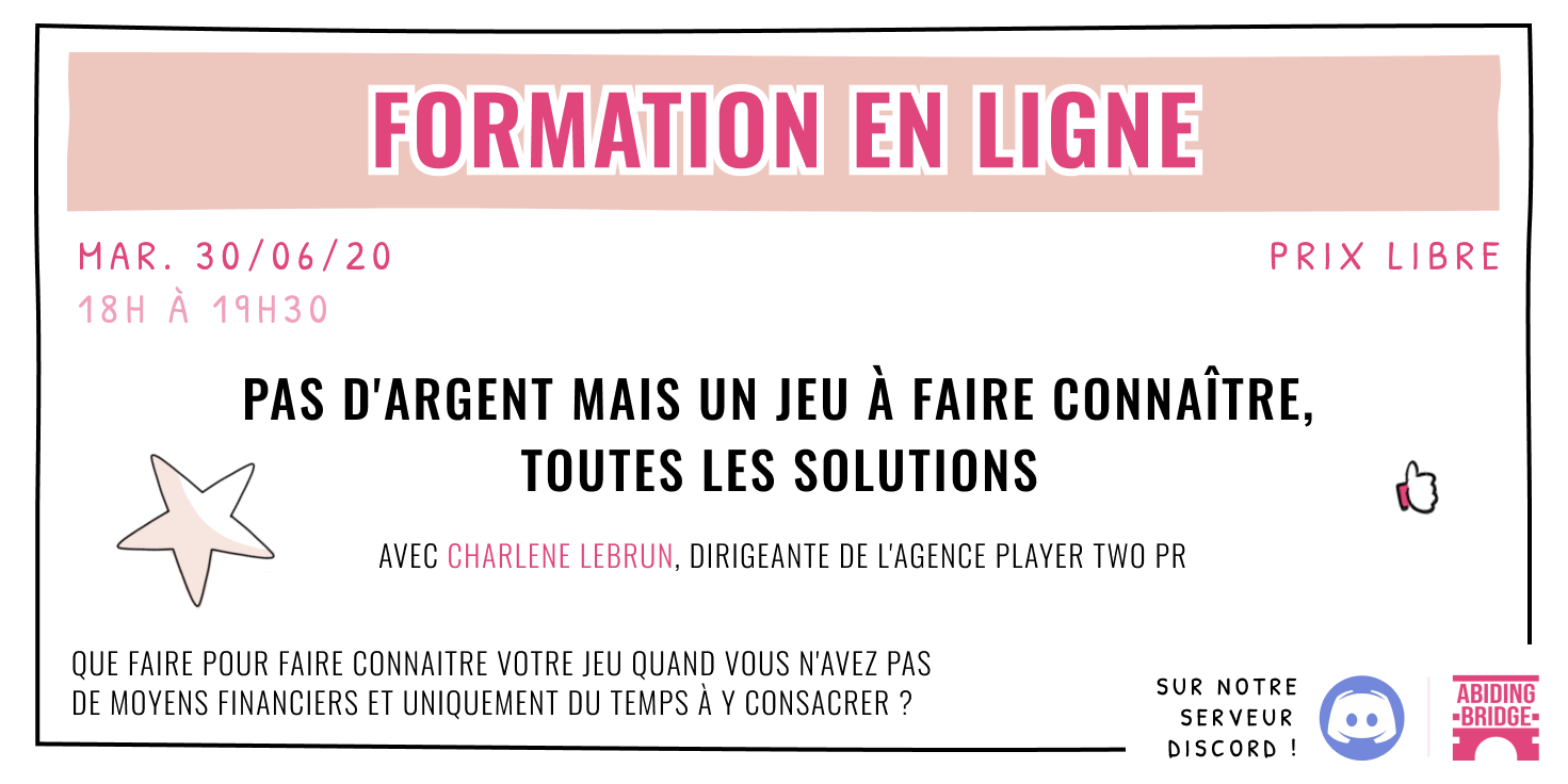 Pas d&rsquo;argent mais un jeu à faire connaître : Toutes les solutions !