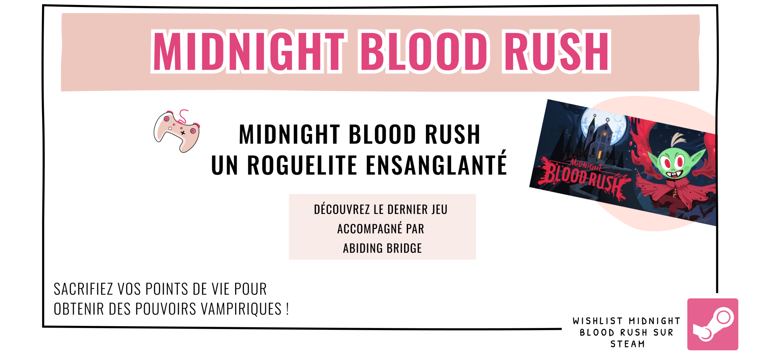 Midnight Blood Rush, un jeu accompagné par Abiding Bridge !